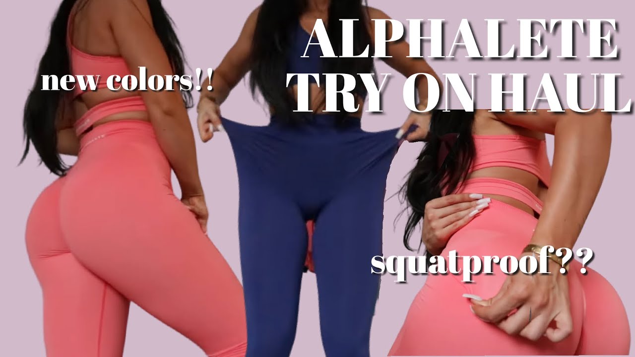 Come try on the viral Alphalete Amplify leggings with me 🥰 #tryonhaul