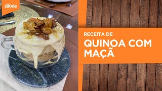 Terça na Cozinha: Festival da quinoa - Quinoa com maçã (28/05/24)