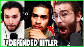 Sneako defended Hitler while debating with Adin Ross | HasanAbi reacts