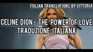 Celine Dion  The Power Of Love  Traduzione Italiana 