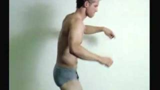 Freddie Stroma dancing