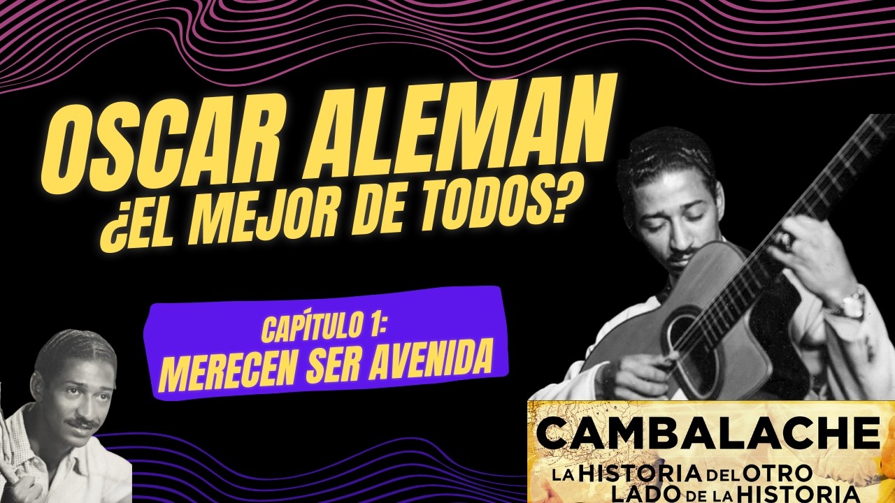 OSCAR ALEMÁN. El alquimista de la música. MERECEN SER AVENIDA. Biografías