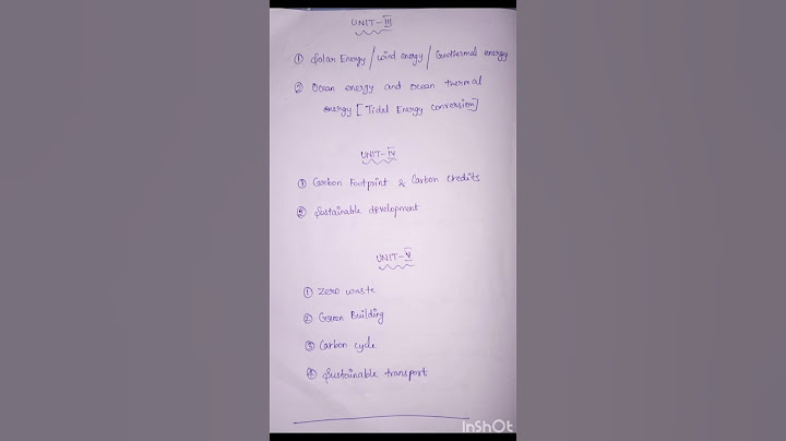 GE3451 - ENVIRONMENTAL SCIENCE AND SUSTAINABILITY IMPORTANT QUESTIONS / APRIL - MAY 2025 EXAM