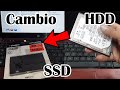 😁Cambio de disco duro HD a un disco solido SSD