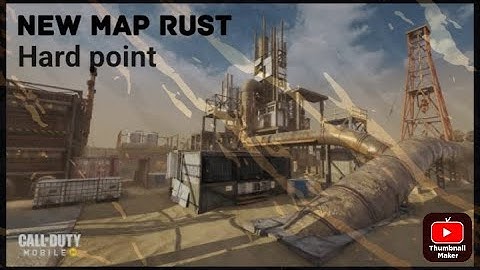 COD Mobile New map rust 🤔🧐 hardpoint full gameplay walkthrough 4k