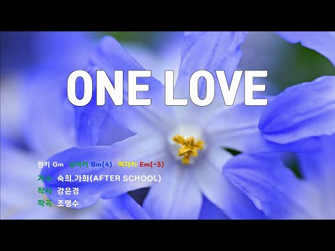 [은성 반주기] ONE LOVE - 숙희.가희(AFTER SCHOOL)
