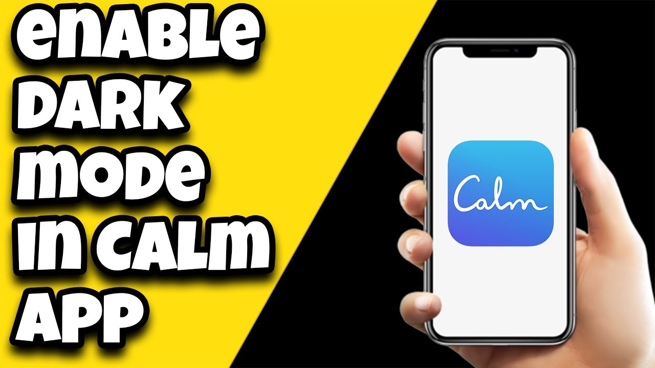 How To Enable Dark Mode In Calm app - YouTube