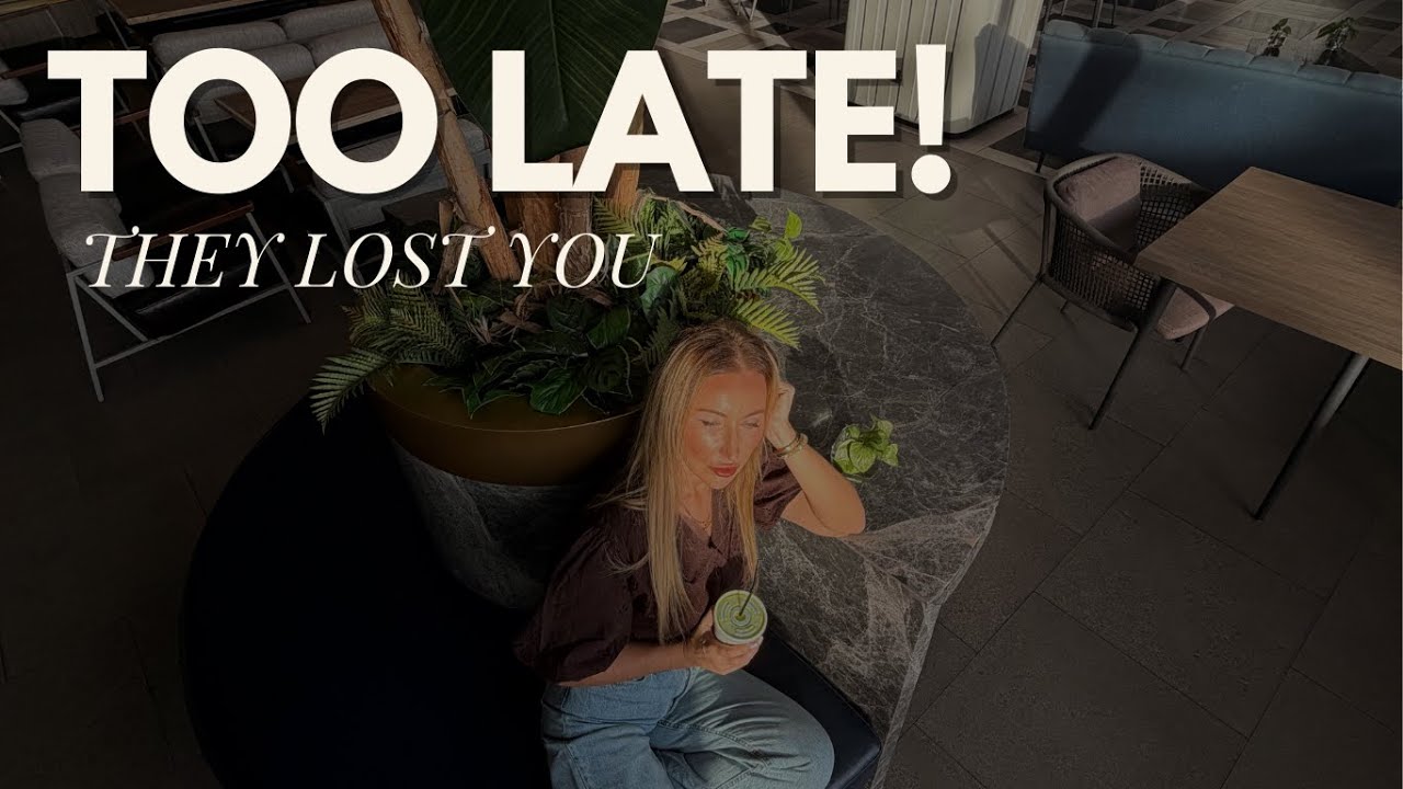 Момент, когда нарцисс понимает, что потерял вас.