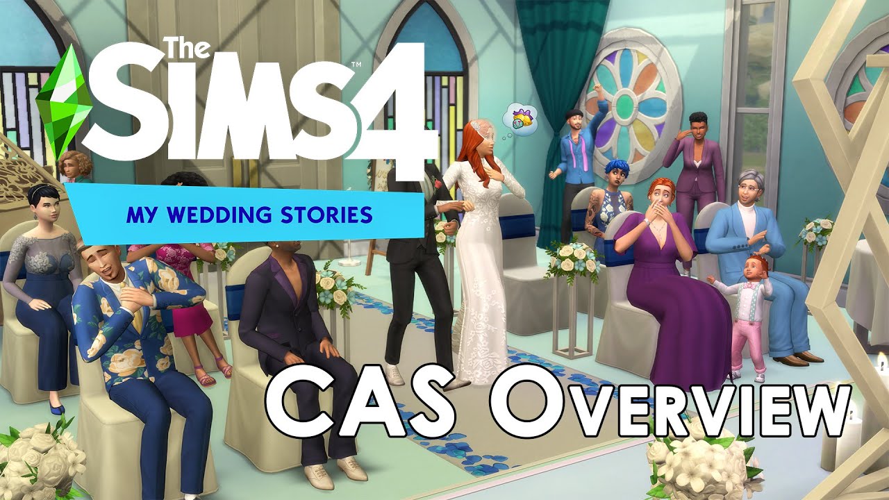 The Sims 4 My Wedding Stories CAS Overview YouTube
