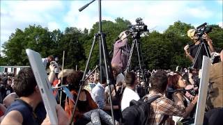 Alex Jones - Huge Rally at Bilderberg England, Pt 3
