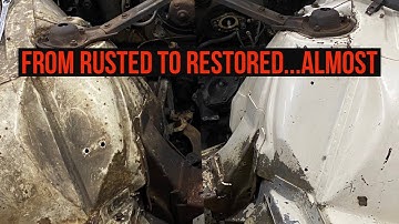 How to clean an old rusted engine bay!