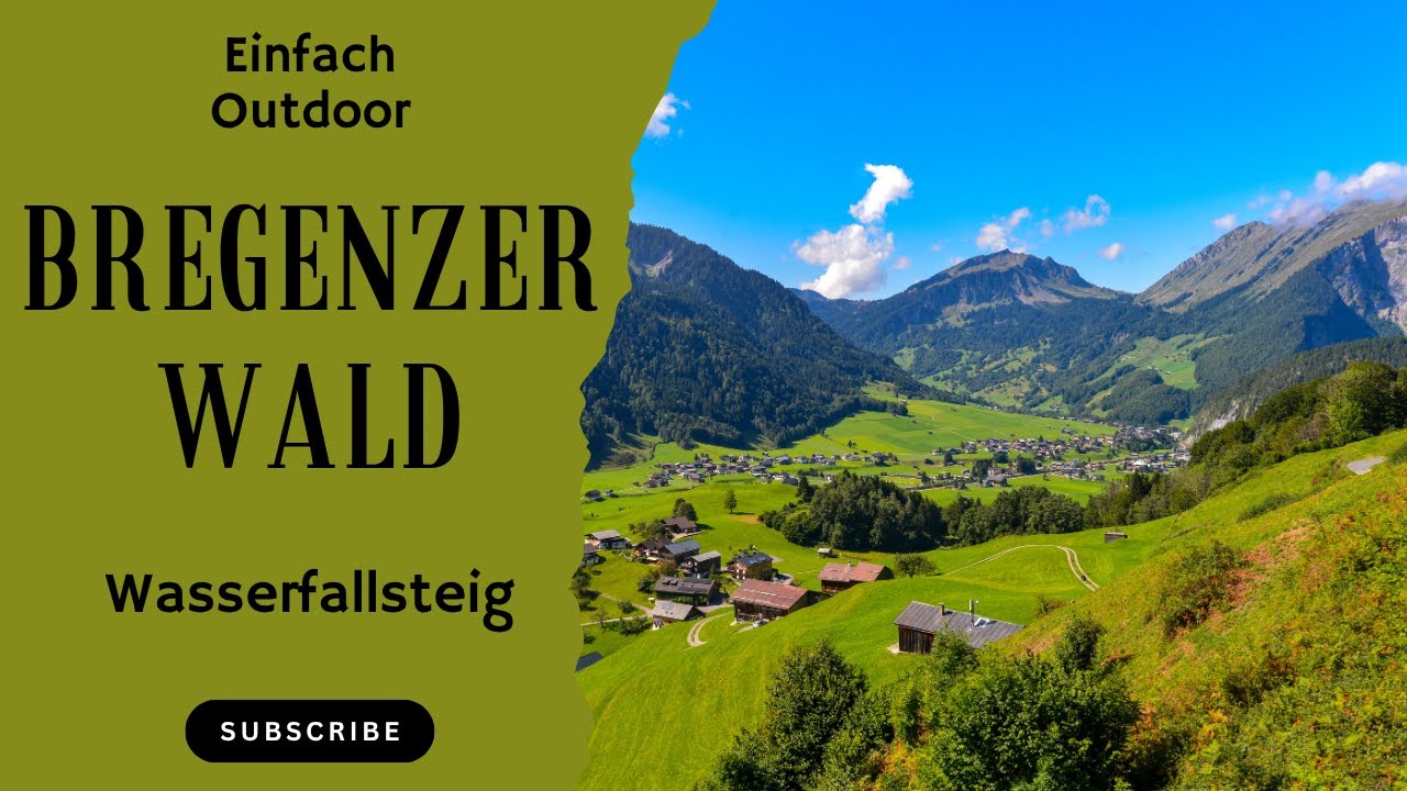 Dramatischer Wasserfall in Schoppernau - Ein atemberaubendes Naturerlebnis