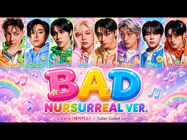 ATEEZ (에이티즈) - BAD | Nursurreal Ver |  (Color Coded Lyrics)