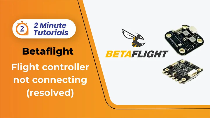 Flight controller not connecting to betaflight (Resolved) | Robu’s Two Minute Tutorials | Robu.in