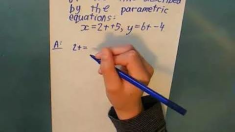 Eliminating the parameter