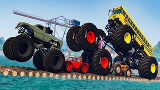 Monster Trucks Mud Battle - Beamng Drive