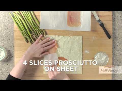 Puff Pastry Prosciutto Asparagus Spirals