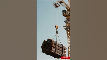 Thumbnail of Steel Rope Snaps! Scary Moment During Crane Operation! #crane #accident