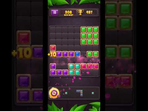 Block puzzle star 🌟 gem 😍👌 game play video part1