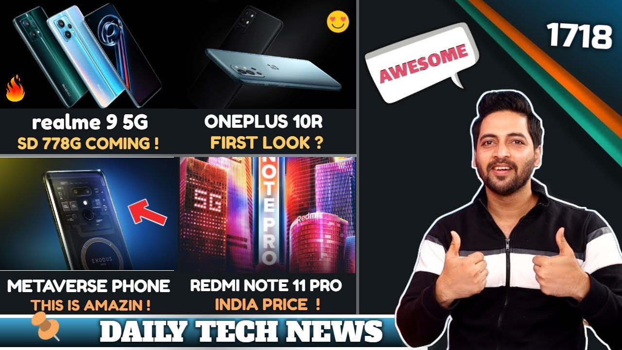 realme 9 5G SD 778G India😍,Redmi Note 11 Pro India Price,Samsung Bad News,Metaverse Phone,Oneplus10R