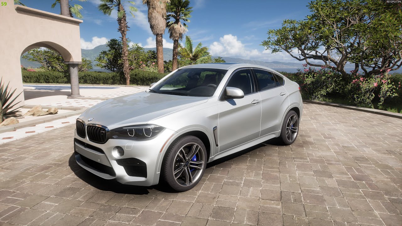 Forza Horizon 5 . BMW X6 M 2015 . Car Show Speed Jump Crash Test Drive ...