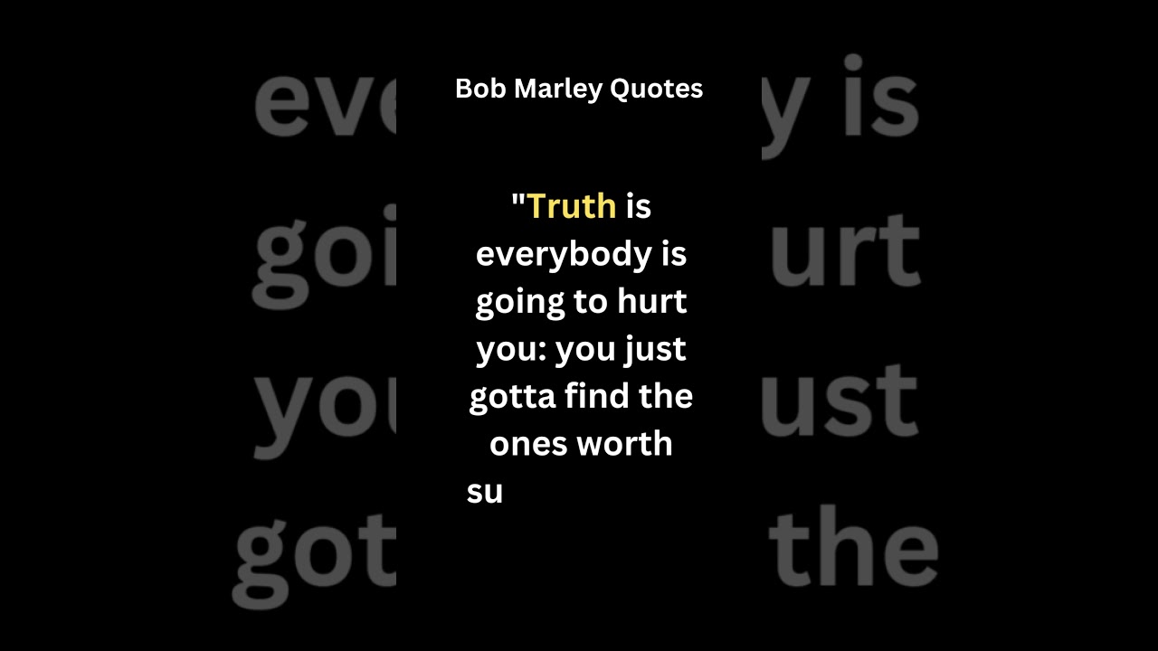 Bob Marley Quotes 