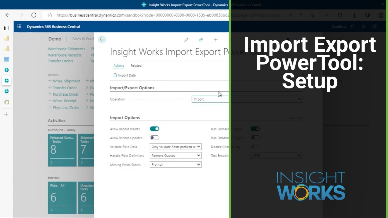 Import Export PowerTool - Setup - YouTube