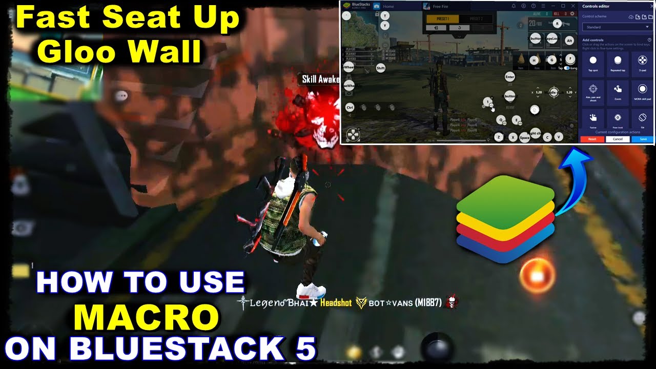 How to create and edit keyboard controls for Free Fire on BlueStacks 5 –  BlueStacks Support