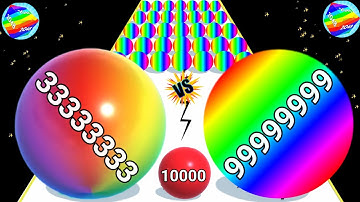 🏀Ball run infinity vs level up ball - 2048 Ball run Gameplay Walkthrough New Update All Level #14