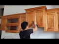 Mẫu tủ bếp nhỏ mà đẹp ( 0961238175) || Installing kitchen cabinets for small kitchen | woodworking