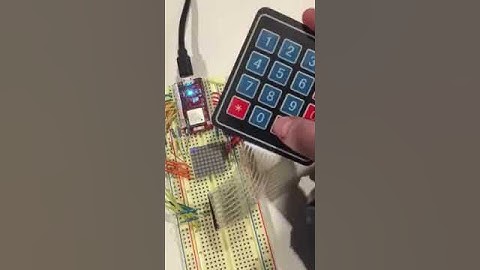 Etch a sketch led matrix