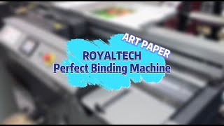 ROYALTECH Perfect Binding Machine _ Demo/Tutorial (GUMKAN BUKU)