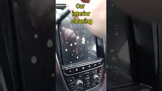 Car interior cleaning