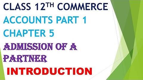 Class 12th commerce Accounts part 1 chapter 5 Admission of a partner #gseb #12thcommerce #solutions