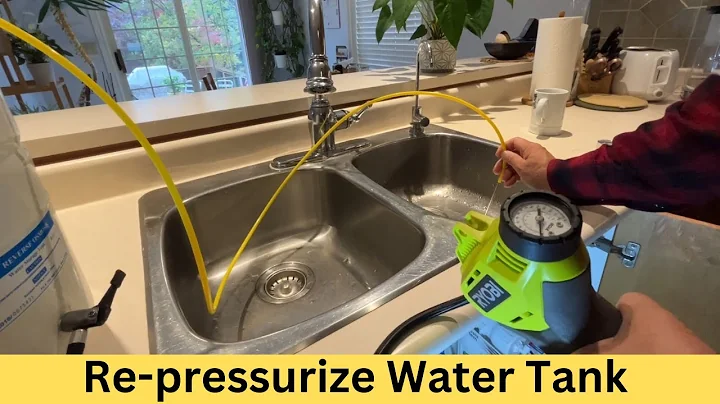 How to Pressurize Water Express Reverse Osmosis Water Storage Tank | Easy DIY Step by Step
