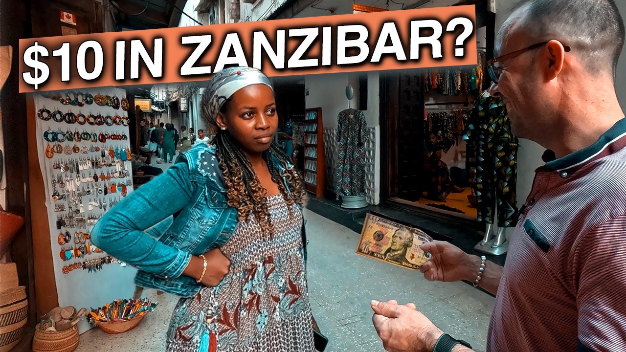 10 Dollar Challenge Zanzibar Stone Town - YouTube