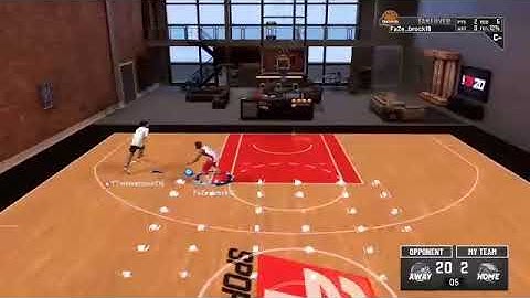 Playing 2k20 1v1 vs a friend