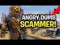Angry Lying Dumb Scammer Scams Himself! (for 130s) (Scammer Get Scammed) Fortnite Save The World