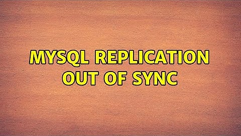 MySQL replication out of sync (6 Solutions!!)