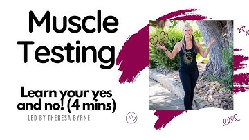 Muscle Testing on Yourself - 4 mins