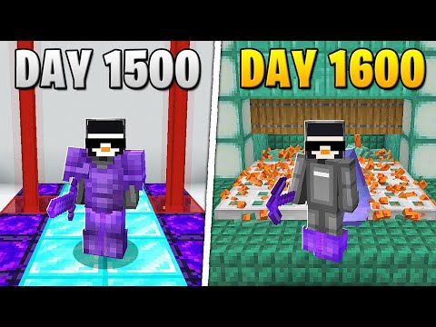 Video I Survived 1,600 Days in HARDCORE Minecraft... - youtube