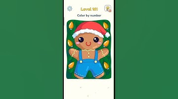 DOP 3:Displace One Part | Level 161 Color by number #dop3 #gameplay #androidgames #shorts