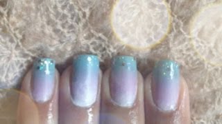 Matte Spring Ombre Nails