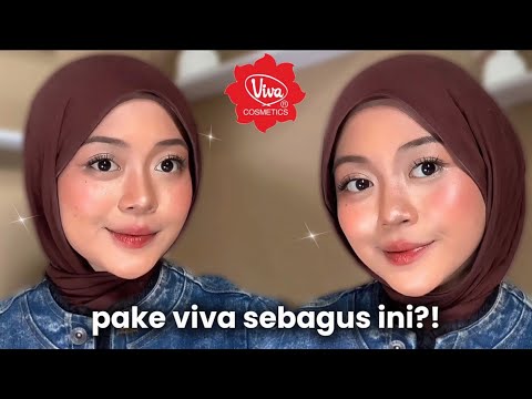 Full Face Makeup Pake VIVA Cuma 100K!! Hasilnya Flawless Bangett…