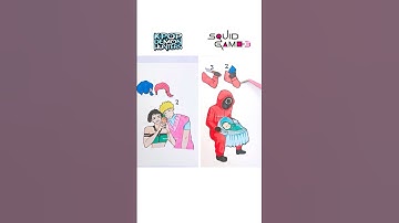 Squid game 3 & Saja Boys x huntrix || Kpop demon hunters #shorts #kpopdemonhunters #squidgame3 #art
