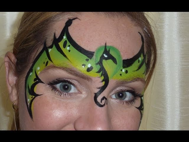 One Stroke Chinese Dragon — Fast & Easy Face Painting Tutorial 