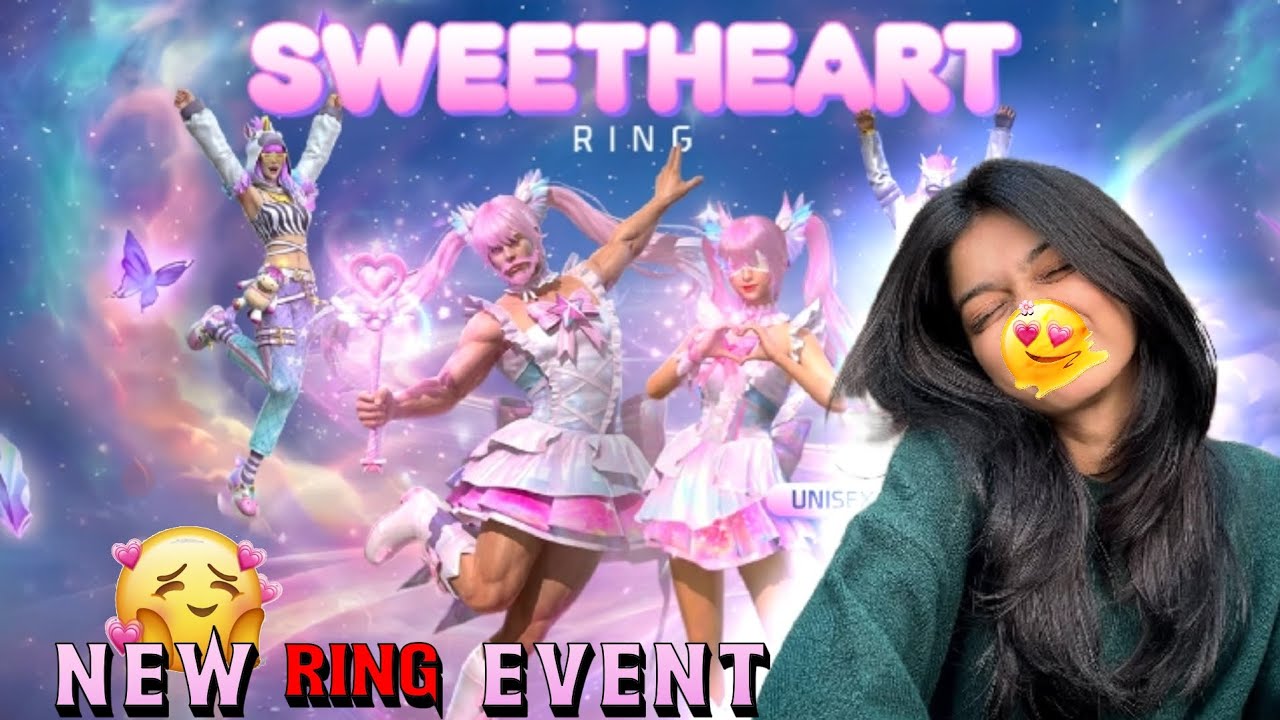 Sweetheart Ring Event Free Fire😍 || New Ring Event Unlock || FF New Event Today || #freefire #girl