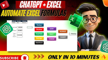 Automate Your Excel Formulas With ChatGPT | How To Use ChatGPT To Automation | #excel #chatgpt #ai