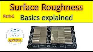 Surface Roughness explained in tamil | Part-1 | How to measure surface roughness | Surface Roughness