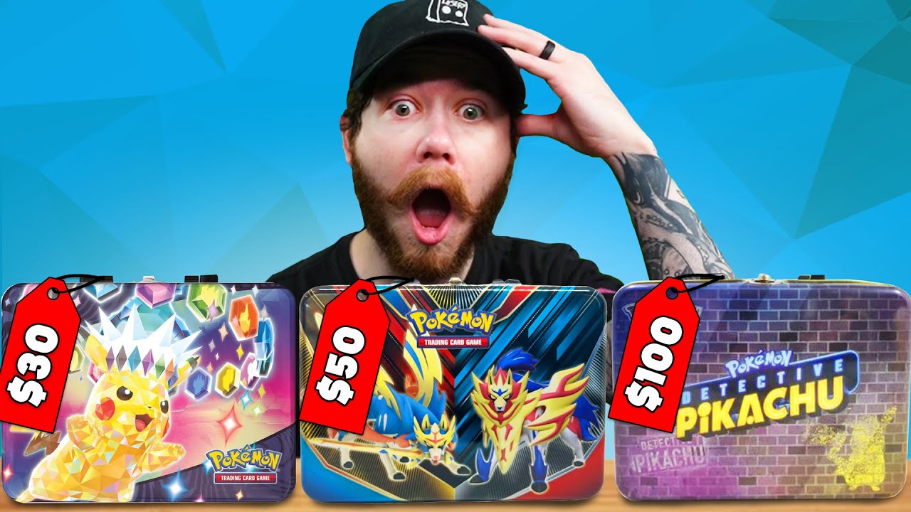 Pokemon $30 VS $50 VS $100 Lunch Boxes!